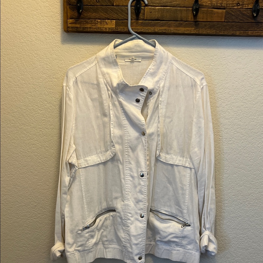 Maurices White Utility Jacket